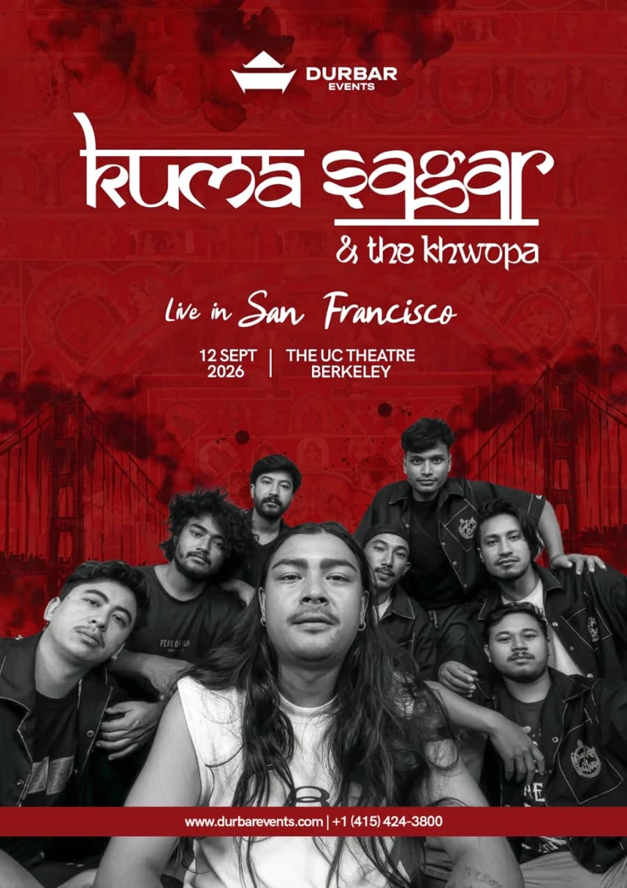 Kuma Sagar & The Khwopa — Live in San Francisco, 12 SEPT 2026 at THE UC THEATRE, BERKELEY